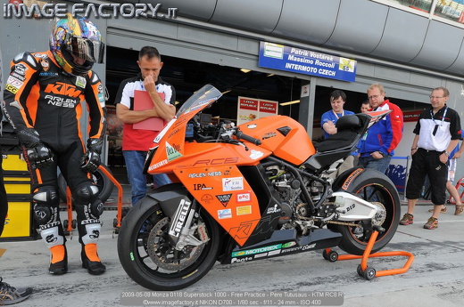 2009-05-09 Monza 0118 Superstock 1000 - Free Practice - Pere Tutusaus - KTM RC8 R